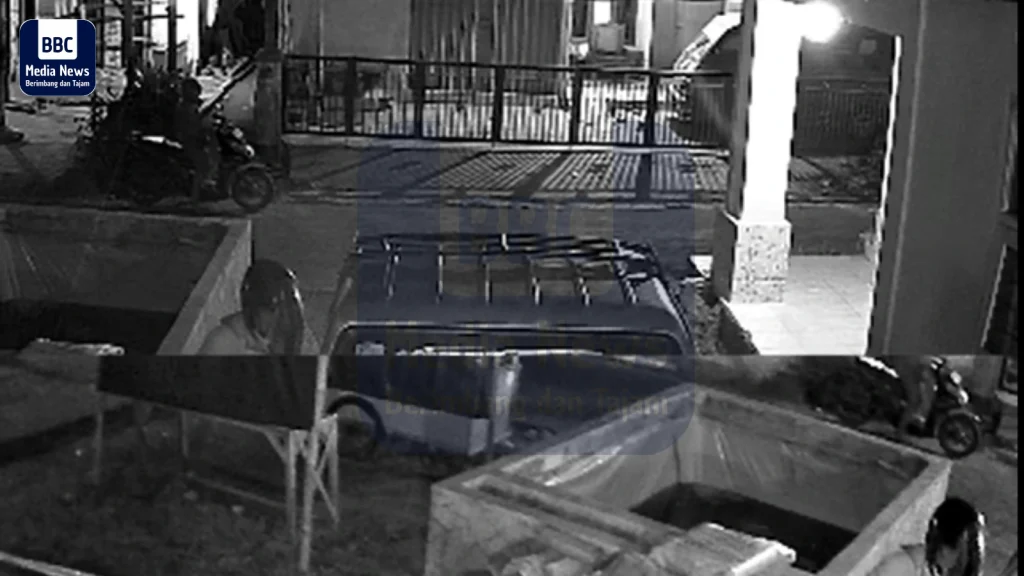 Mobil Pikap Dicuri di Desa Mekar Jaya, Aksi Dua Pelaku Terekam CCTV pencurian pu di ds mekarjaya