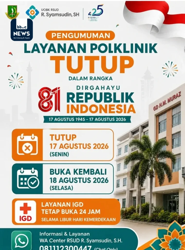 bunut tutup layanan