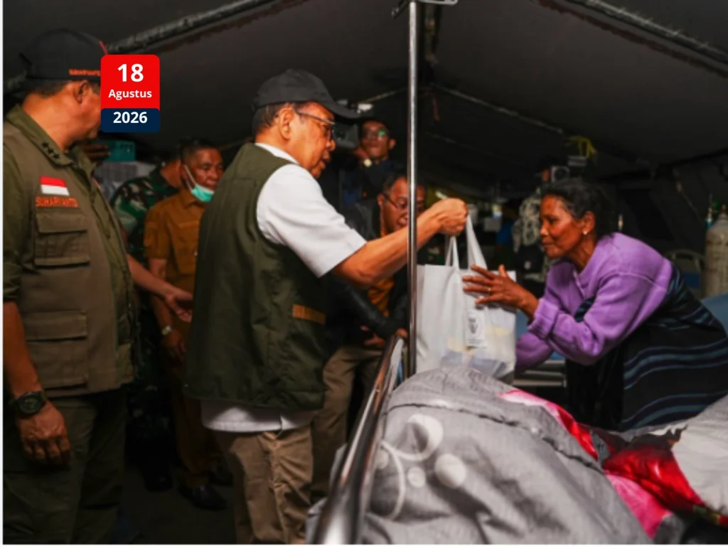 kepala bnpb turun langsung