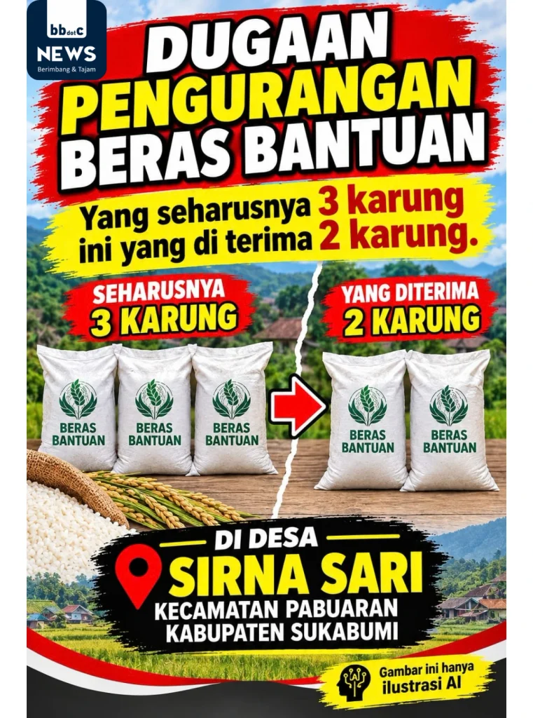 gambar ilustrasi dugaan pengurangan bantuan beras