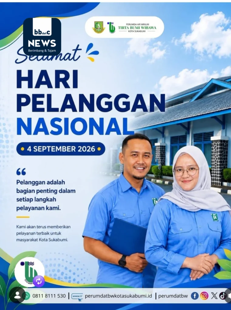 Peringati Hari Pelanggan Nasional 2026, Perumda Air Minum Tirta Bumi Wirawa Kota Sukabumi Komitmen Terus Tingkatkan Pelayanan Mutu hari pelanggan pdam