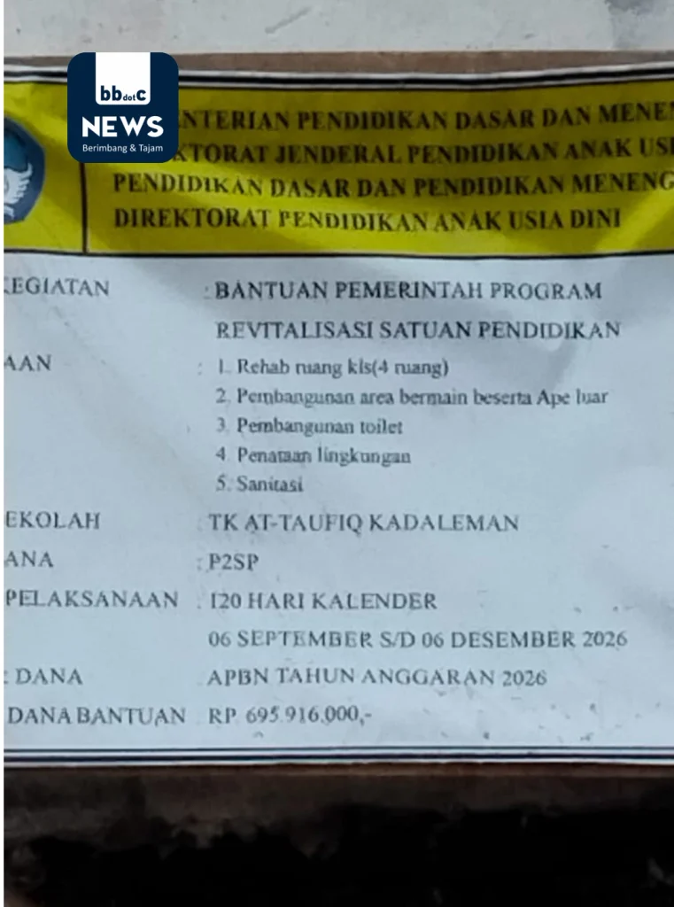 plang revitalisasi tk altaupik