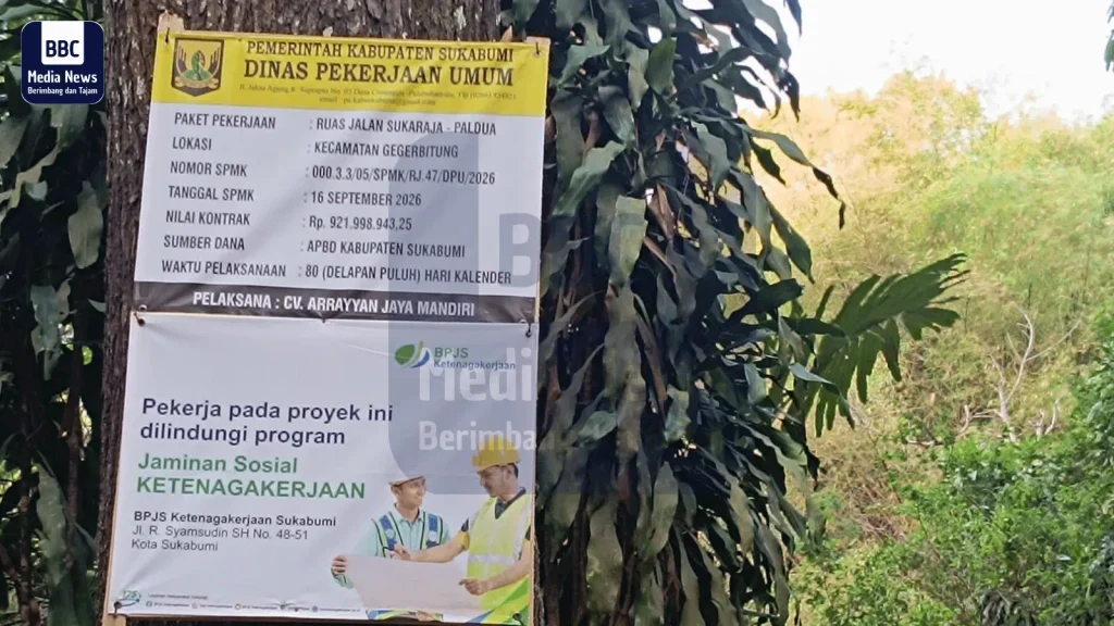 Warga Sambut Baik Perbaikan Ruas Jalan Sukaraja-Paldua di Gegerbitung, Dinas PU Terjunkan Pengawas Langsung cv arrayan jati mandiri